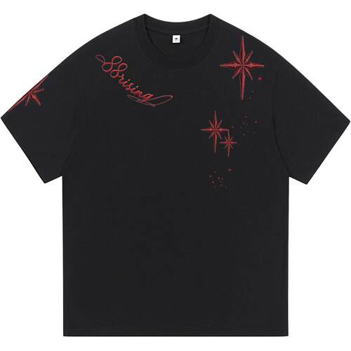 88rising 【高克重纯棉系列】美式复古高街创意品牌字母艺术字北