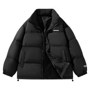 88rising 学院风简约字母logo面包服外套美式潮牌防寒保暖羽绒服