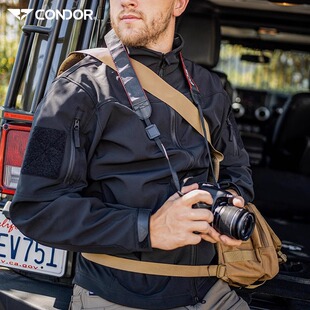 Second team 江队副 Condor鲨鱼皮战术抓绒软壳防泼水保暖冲锋衣
