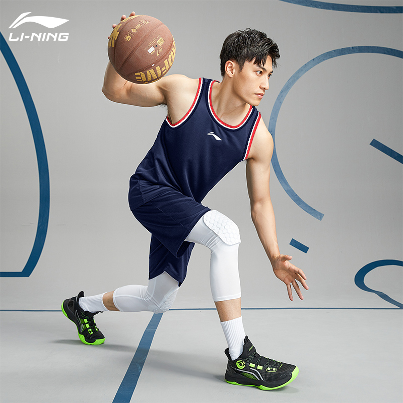 李宁篮球服男套装夏印定制训练
