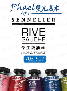 法国SENNELIER申内利尔 RIVE学院级油画 200ml/40ml单支 703-917