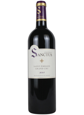 圣爱美隆特级园 桑卡图斯酒庄干红葡萄酒 Chateau Sanctus 2014年
