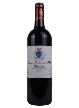 波尔多列级五级庄 拉古斯酒庄副牌干红葡萄酒 Lacoste Borie 2019