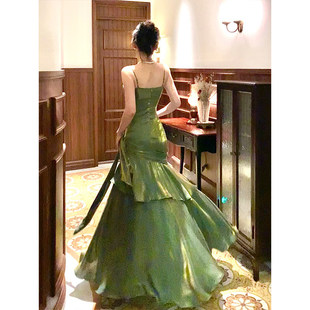 Good 庄园绮梦 人鱼姬成人礼礼服裙轻奢小众高端吊带洋装 Job