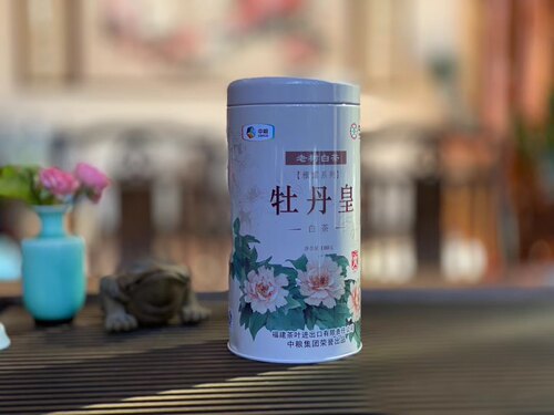 福鼎中茶白茶手提袋听装2017年5125牡丹皇100g/听老款散茶装。