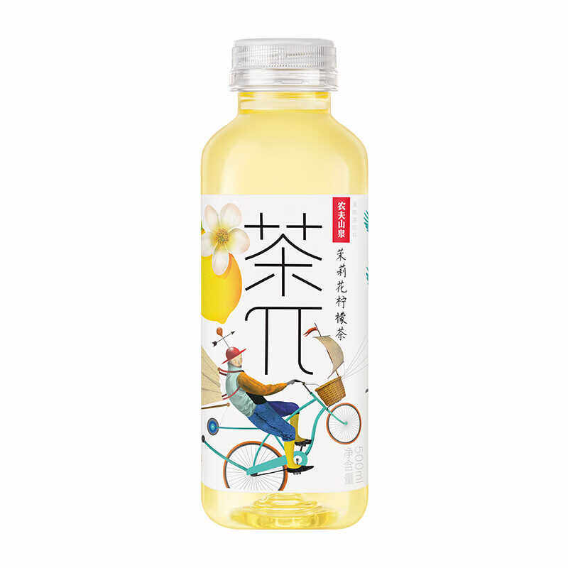 农夫山泉茶π500ml*5瓶茶派柠檬红茶西柚蜜桃乌龙茶果味饮料