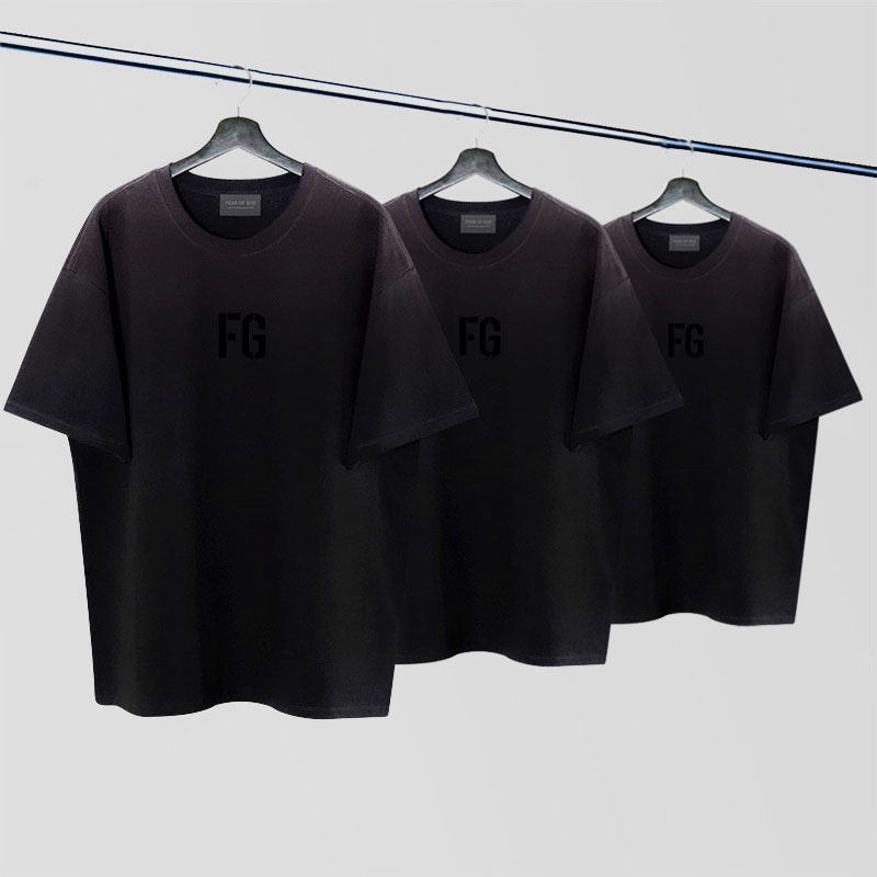 fog fear of god第七季主线高街富贵植绒短袖纯棉潮牌休闲夏季t恤