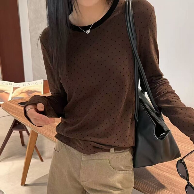 欧洲站2026新款女士长袖T恤