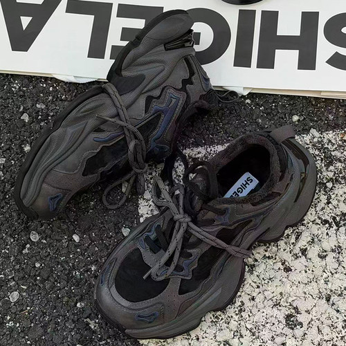 诗歌兰2025冬季新款老爹鞋