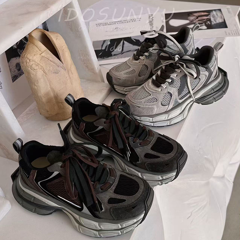 欧货增高真皮休闲风百搭2025新款