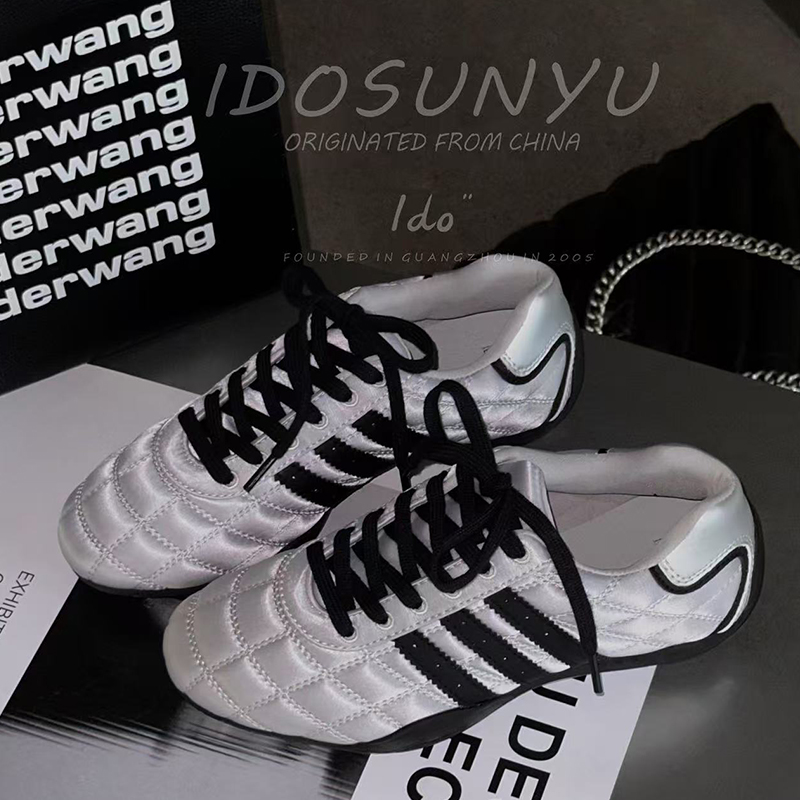 诗歌兰德训鞋真皮平底休闲鞋