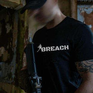 破门而入系列BREACH 圆领短袖T恤 硬汉服装 夏季新品 军事风