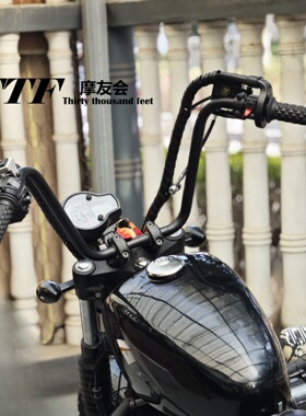 晓星轻骑GV300S改装加高车把猿把27CM套件舒适型无损安装TTF摩友