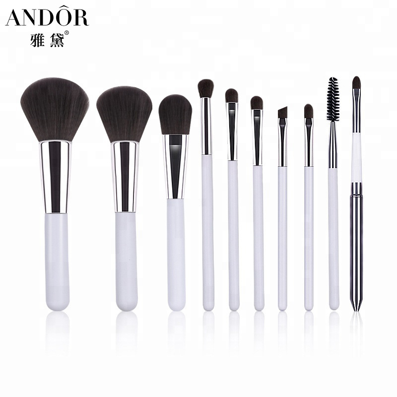 厂家直销现货10支化妆刷套刷 腮红刷 粉底刷 眼影刷 散粉刷 唇刷