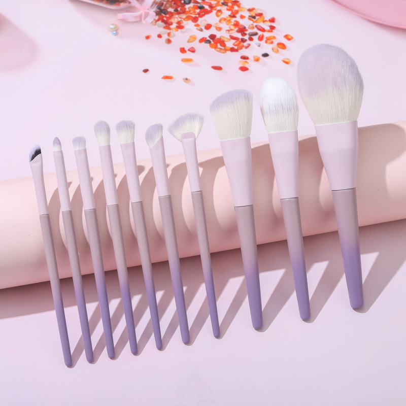 爆款10支星黛紫化妆刷套刷一整套初学者化妆刷眼影刷源头工厂直发