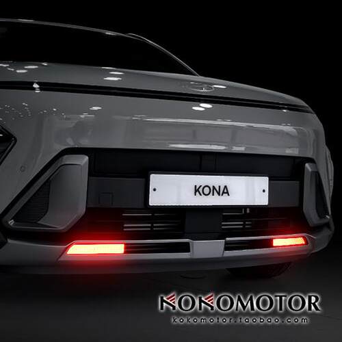 2023-HYUNDAI KONA SX2 现代昂希诺 前杠反光警示贴 韩国进口