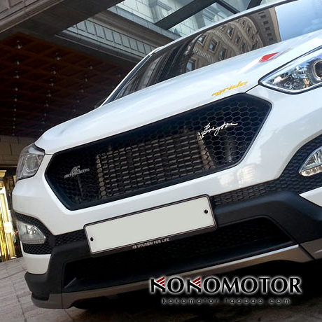 现代全新胜达改装韩国进口中网