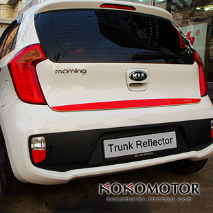 2011-2020起亚morning picanto KIA 后备箱发反光警示贴 韩国进口