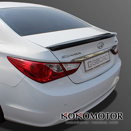 2010-2015 현대 8세대 쏘나타 YF SONATA 블랙 카본 파이버 리어 윙 스포일러 한국 직수입
