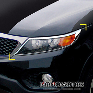 2009-2014起亚索兰托R KIA SORENTO 电镀大灯罩尾灯亮罩 韩国进口