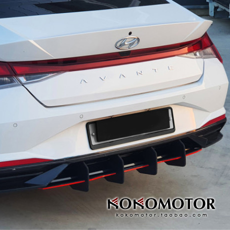 2020现代伊兰特 HYUNDAI ELANTRA CN7专用后杠底裙 韩国进口