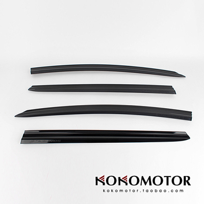 起亚专用黑色电镀晴雨挡进口雨眉