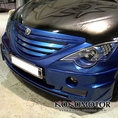 2007-2011爱腾Ssangyong Actyon改装中网前杠后杠底裙J款韩国进口