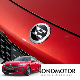 KIA STINGER 起亚斯汀格原厂纯正品E标前标毒刺改装车标 韩国进口