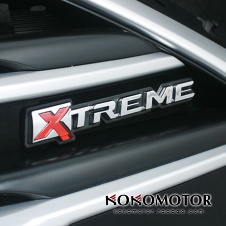 xtreme英文字母个性立体车标