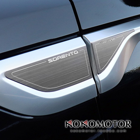 2021起亚索兰托 KIA SORENTO MQ4铝合金叶子板装饰板B款 韩国进口