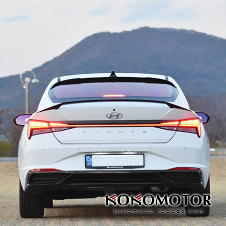 2020 2021现代伊兰特ELANTRA CN7 专用改装尾翼  韩国进口