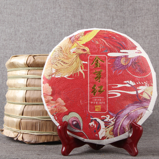 滇红茶大金芽蜜香金芽红大金针云南凤庆古树茶叶浓香型大金牙茶饼