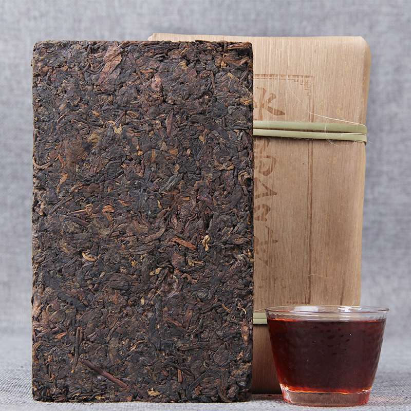 普洱茶 冰岛古树樟香茶砖 熟茶叶 云南普洱茶熟茶500克装