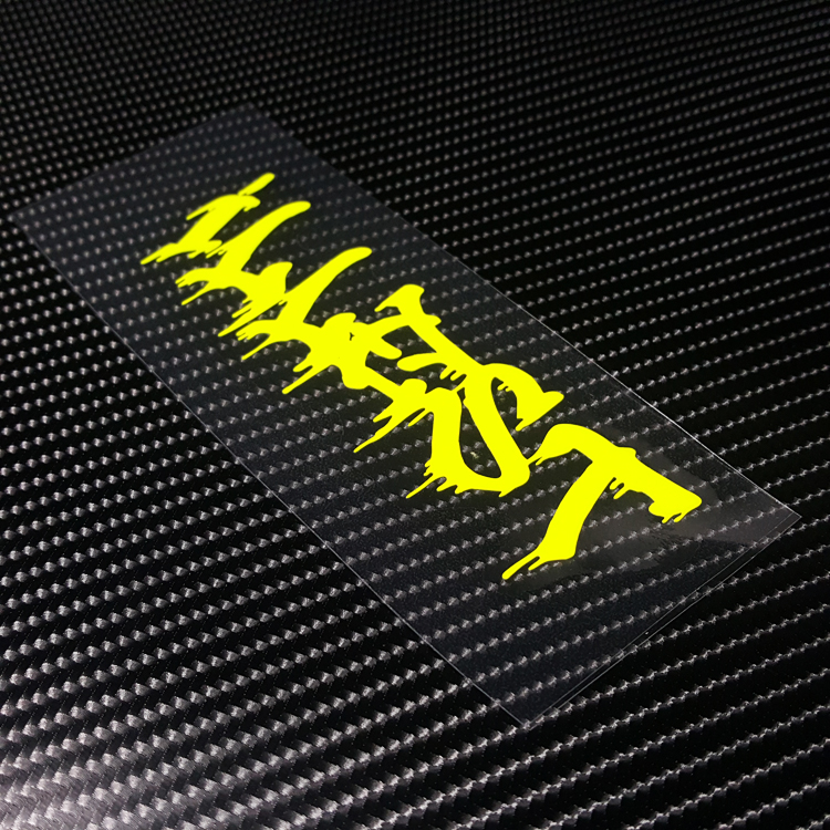 illest改装英文机车反光贴