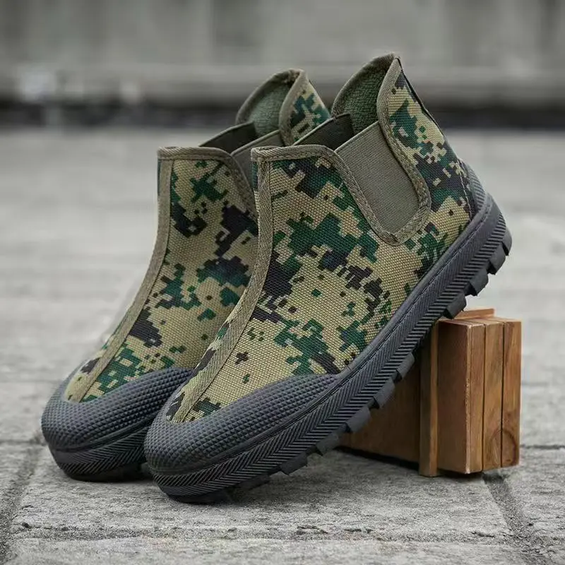 一脚蹬男士耐磨耐用防滑劳保解放鞋工地干活男鞋作训鞋男款工作鞋