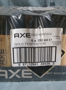 凌仕效应LYNX进口款AXE体香剂喷雾淡香氛古龙水吸引力整塑封套装