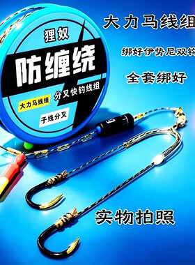 大力马线组送浮漂子线防缠绕线组