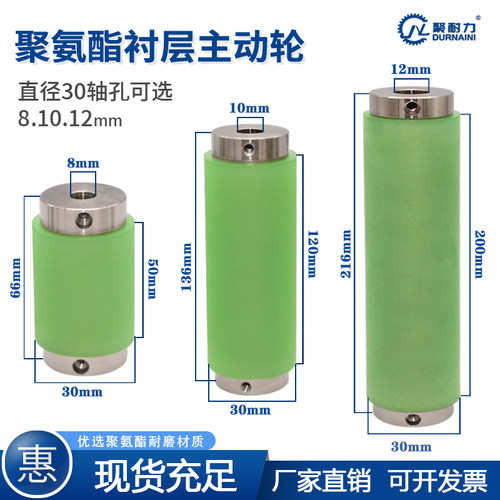 聚氨酯衬层滚轮止动螺丝型