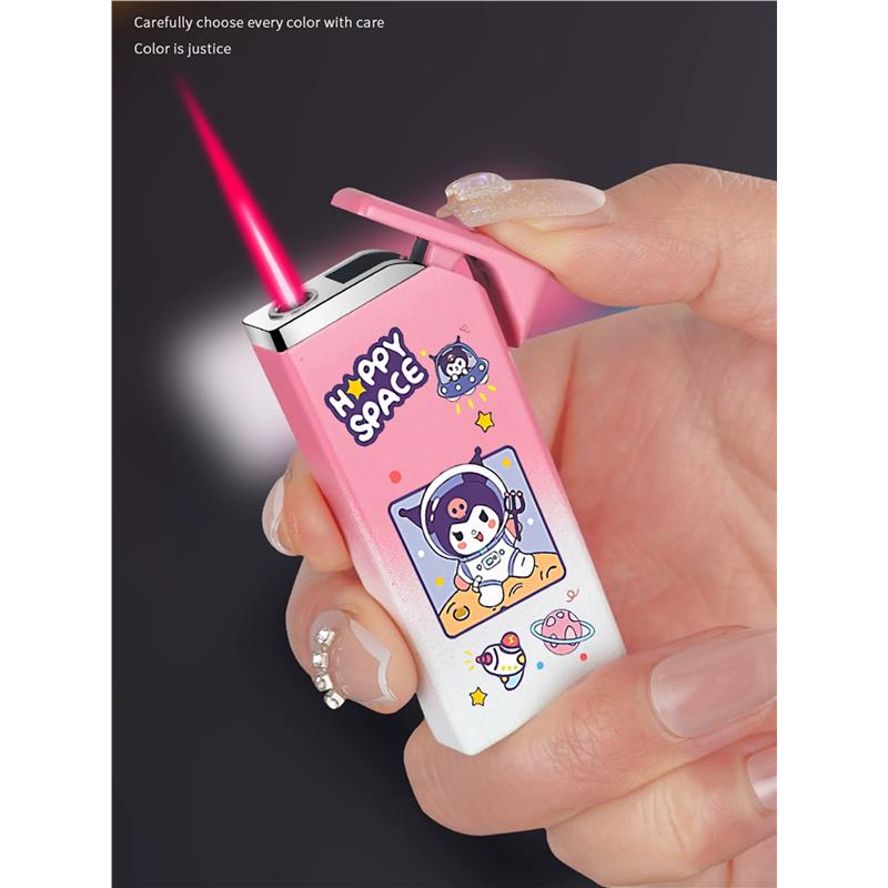 充气打火机网红轻薄小巧迷你便携高颜值渐女士创意耐用送男友高档