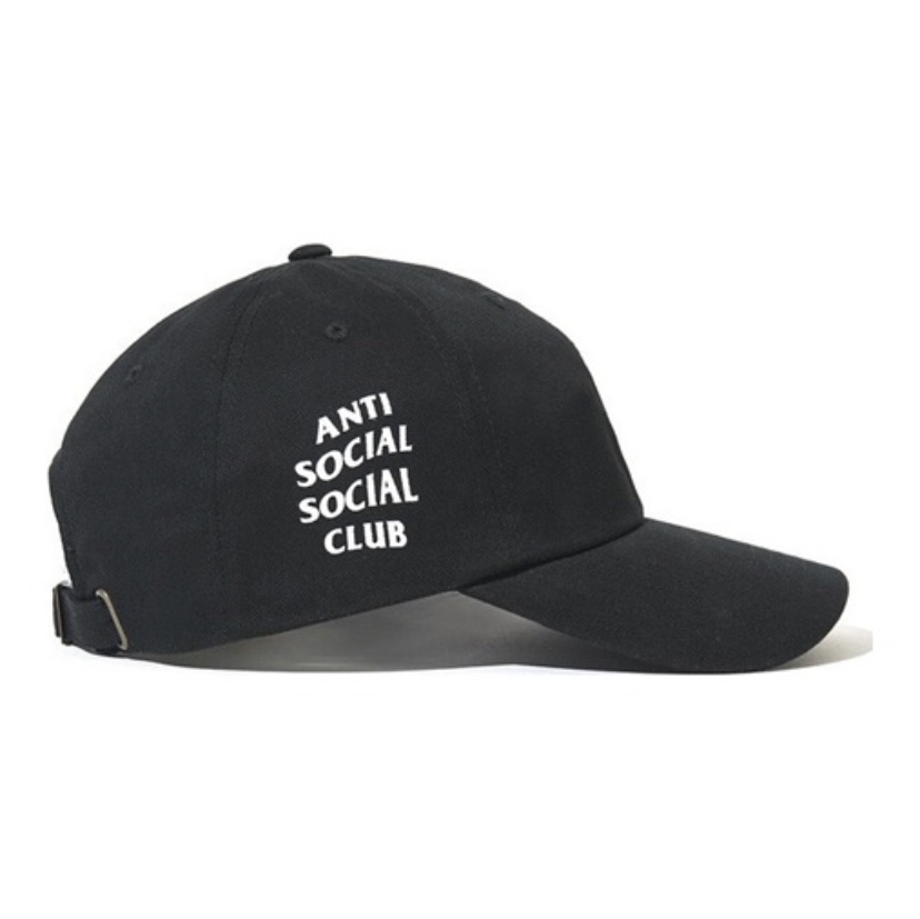 如假白送ANTI SOCIAL SOCIAL CLUB男女经典联名百搭棒球帽鸭舌帽