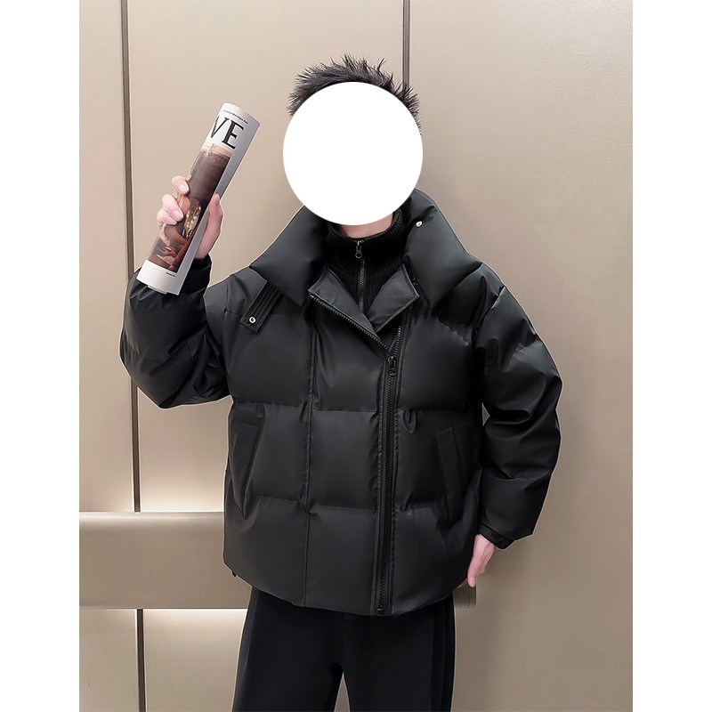 阿航同款棉袄冬季立领假两件棉衣