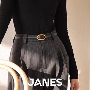 简束复古高级感小众女士头层牛皮真皮皮带时尚百搭细腰带女款