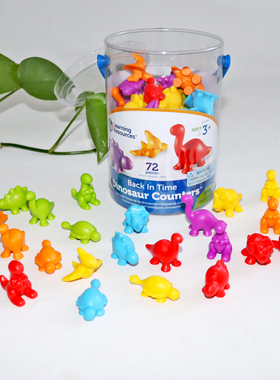 美国learning resources数字数数奶牛人偶计数儿童益智玩具2岁+