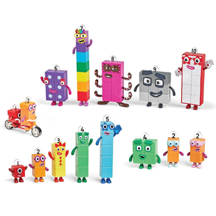 美国Numberblocks数字积木周边玩偶hand2mind儿童玩具3