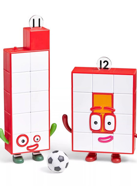 美国数字积木玩偶11和12NumberBlocks13和14儿童过家家玩具3岁+