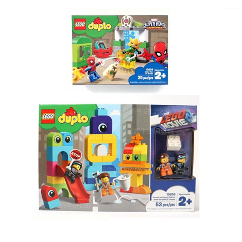 Lego乐高得宝系列DUPLO外星访客蜘蛛侠儿童拼插积木大颗粒2-5岁