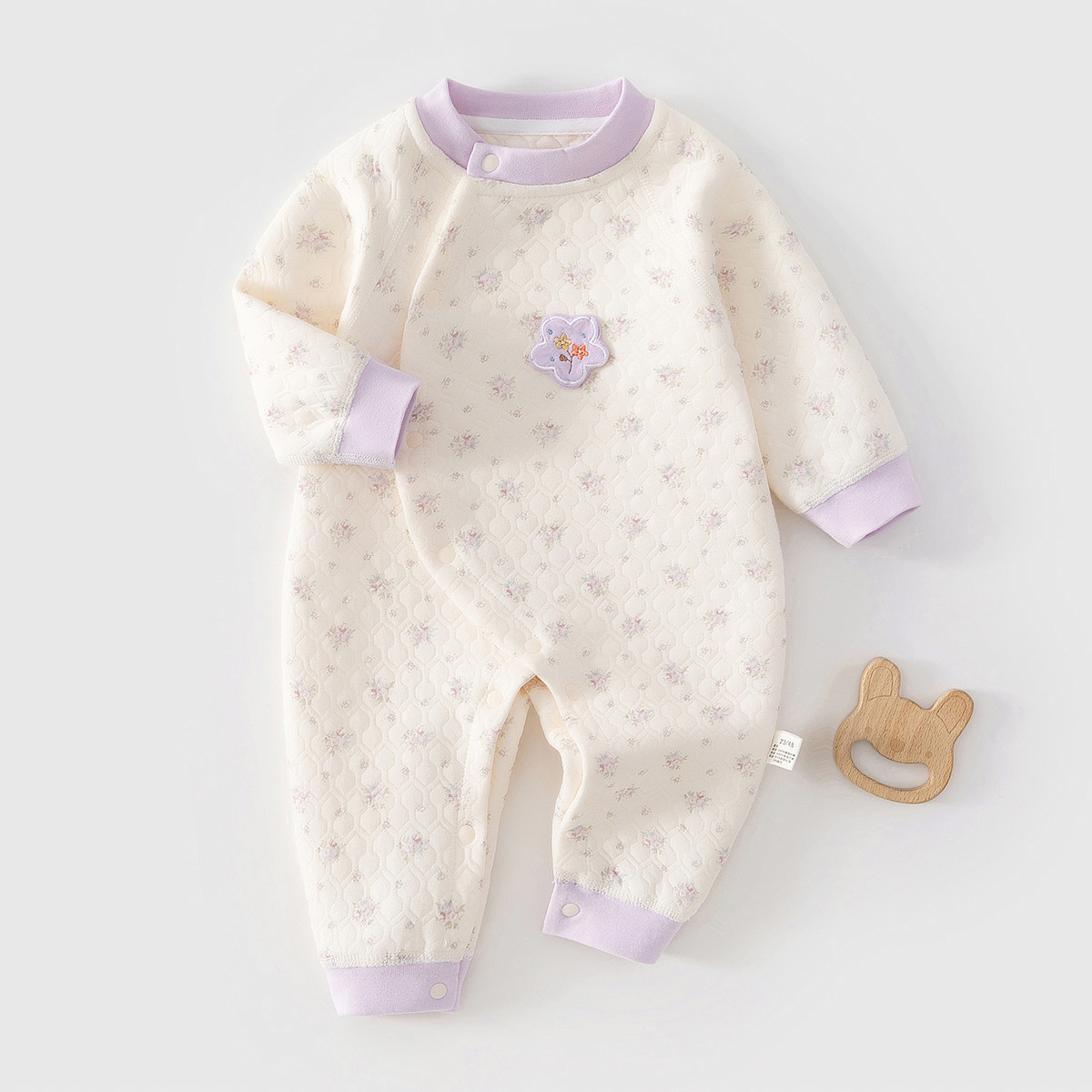 新生婴儿儿连体衣秋冬小月龄宝宝