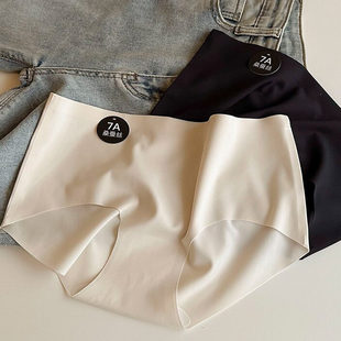 弹力裸感 速干舒适不闷热中腰女士三角裤 秋冬无痕内裤 瑜伽女士内裤