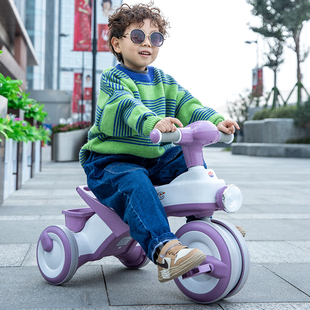 脚蹬可拆 8岁生日礼物 儿童宝宝轻便大号玩具2 三轮车脚踏车童车