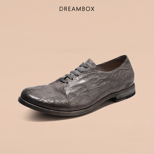 Dreambox钧博vibram复古休闲皮鞋